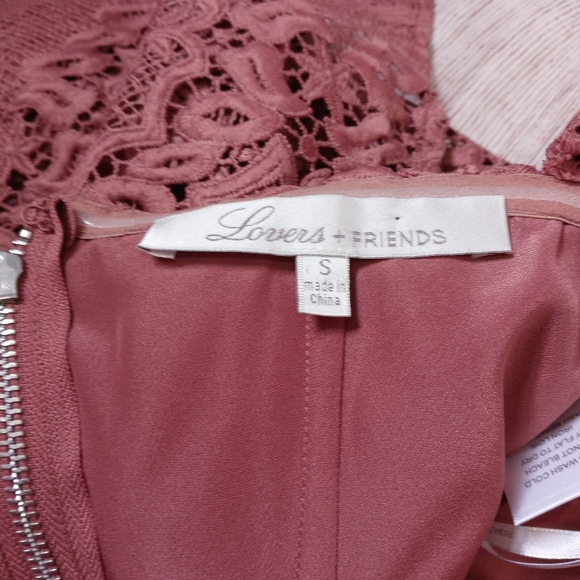 Lovers + Friends Mauve Embroidery Blouse - Picture 4 of 8